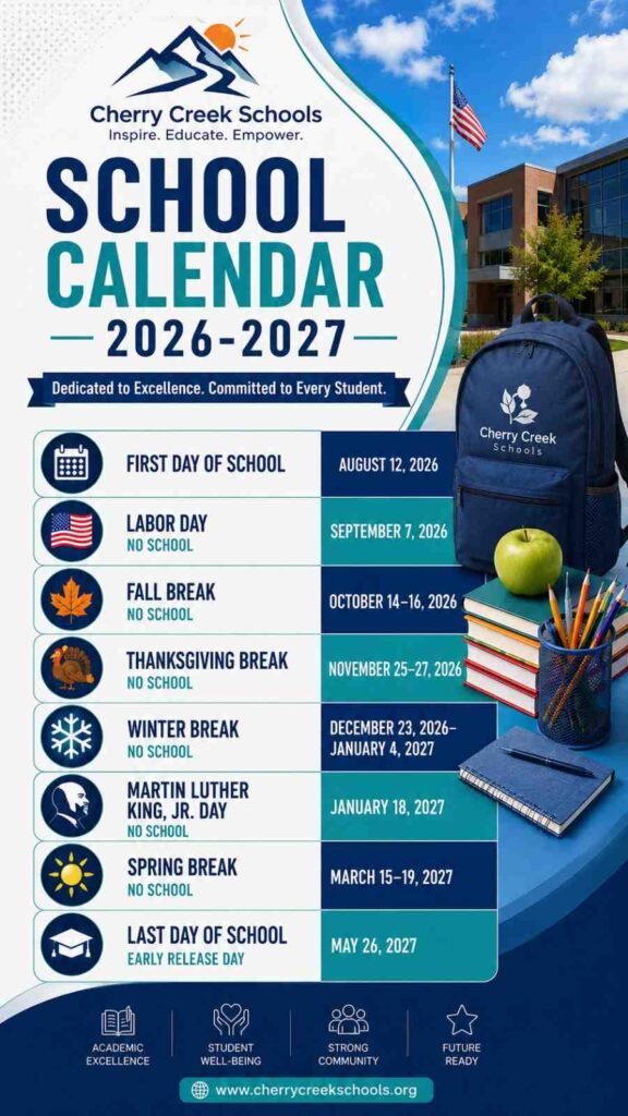 Cherry Creek Schools Calendar