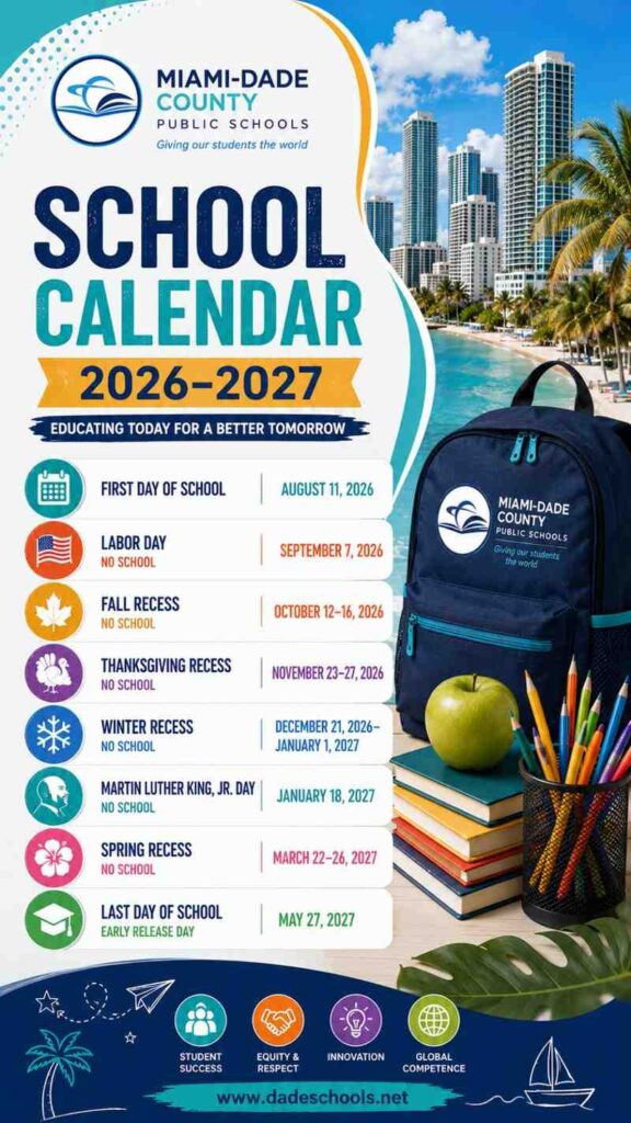 Miami-Dade School Calendar