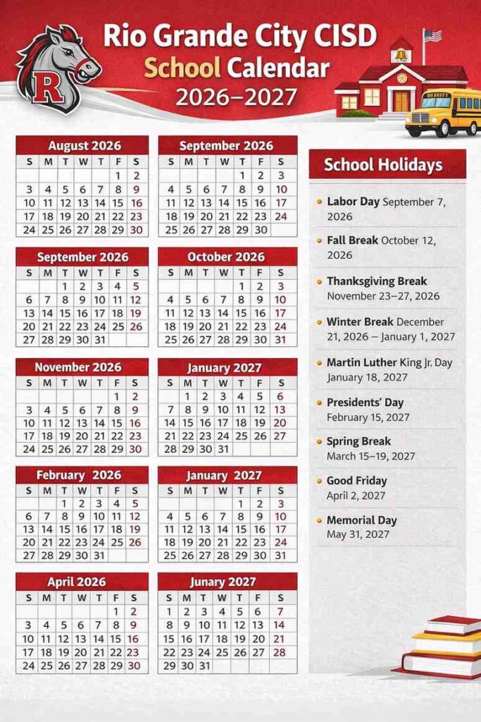 Rio Grande City CISD School Calendar